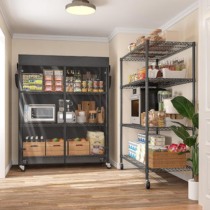 REIBII 4-Tier Storage Shelves Wire Shelving Unit - Image 8