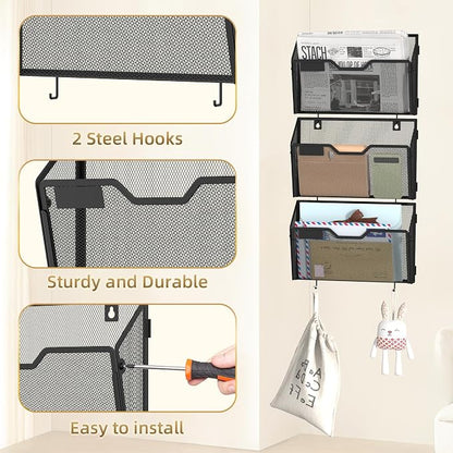 Docnest 6 Pack Mesh Wall File Holders - Image 4