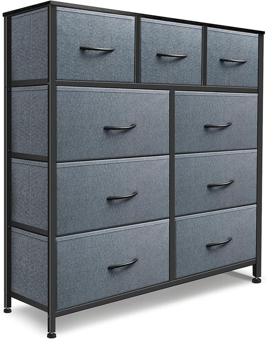 Dresser for Bedroom with 9 Drawers, Chest of Drawers, Storage Drawers Organizer by Sonharlar