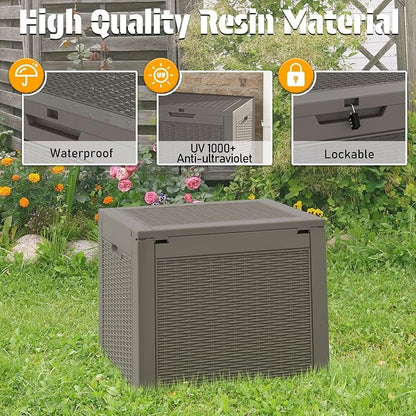 NUNU LAB 31 Gallon Outdoor Storage Box Waterproof, Outside Package Delivery - Image 6