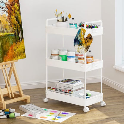 Ronlap 3 Tier Slim Rolling Storage Cart - Image 6