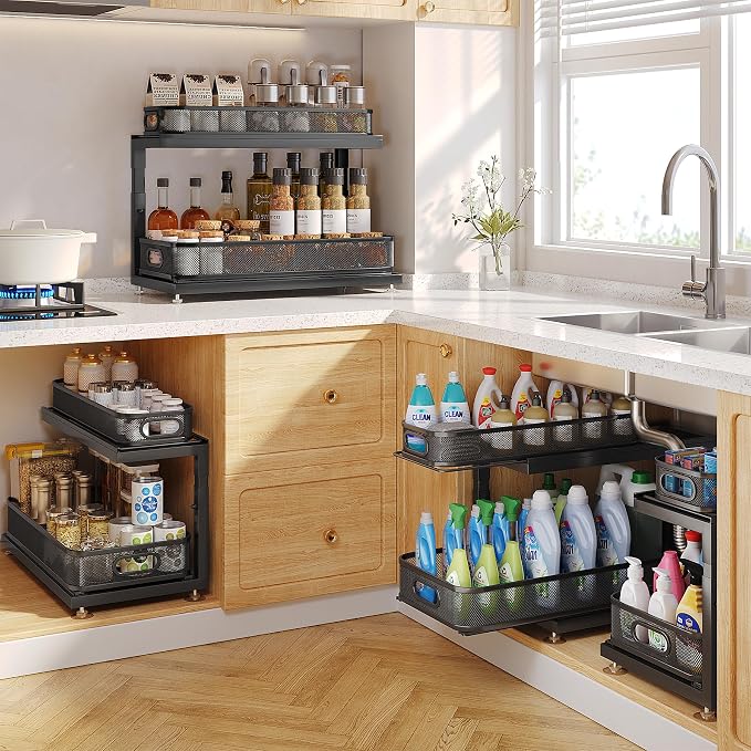 1 Pack Under Sink Storage Organizer - Image 7