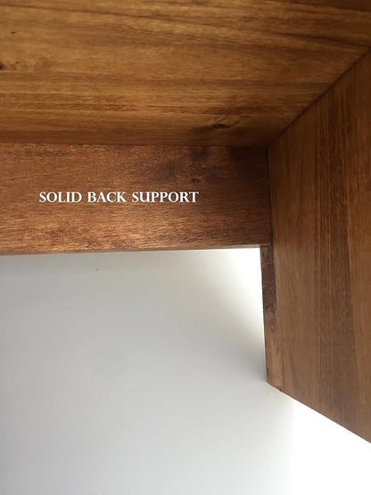 Ideas to Home Computer Monitor Riser Solid Albus Wood - Image 5