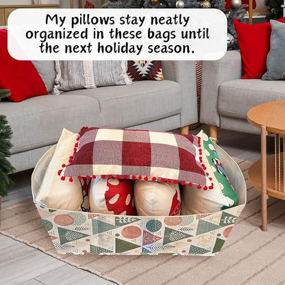 VENO 2 Pack Moving Bags and Large Christmas Decoration Storage Bins - Image 2