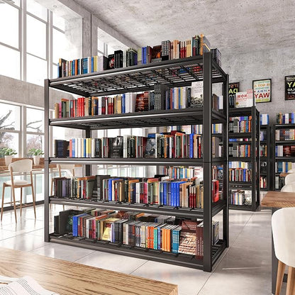 REIBII 48.2''W Garage Shelving Heavy Duty Metal Shelving 3000LBS Storage - Image 6