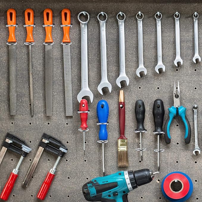 12 Pieces Screwdriver Organizer Tool Holders Multi-Tool Holder Double-Ring Tool - Image 6