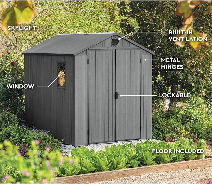 Keter Outdoor Storage Tool Shed, - Image 2