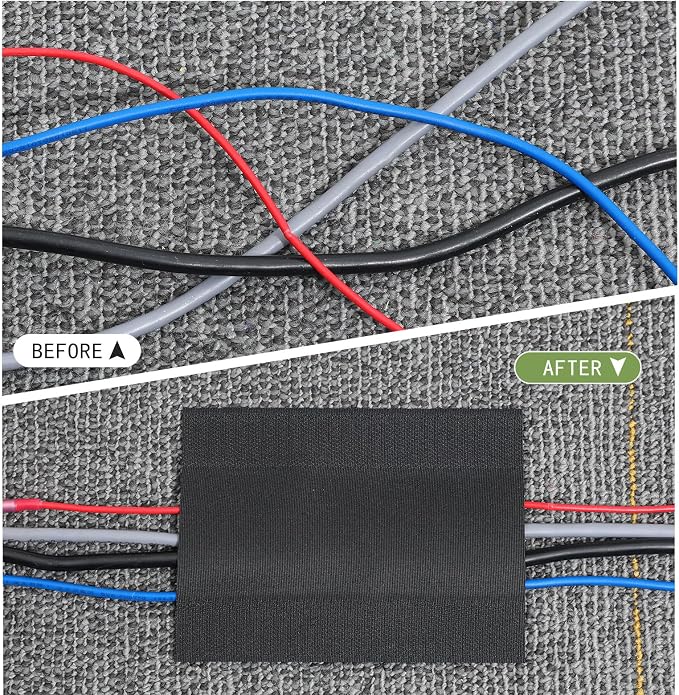 WILLBOND Carpet Cord Cover Cable Protector Floor Cover Cable Protector - Image 4