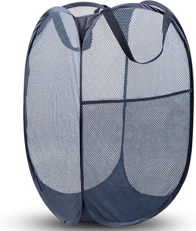 DUCOO Pop Up Laundry Hamper, 70L Collapsible Mesh Laundry Basket by Unknown