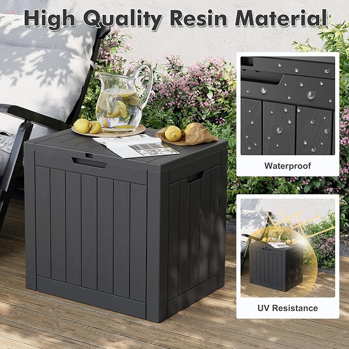 Outdoor Storage Deck Box Waterproof, Garden Tool, Backyard Cushion, Poolside - Image 3