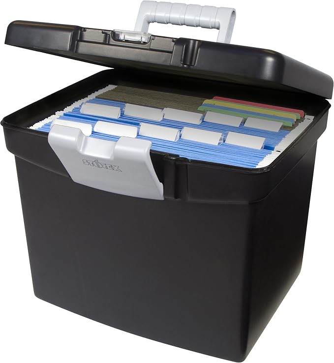 Storex File Storage Box Translucent Storage Lid - Image 8