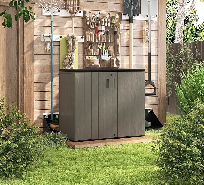 HOMSPARK 37 Cu.Ft Outdoor Storage Shed Weather Resistant - Image 2