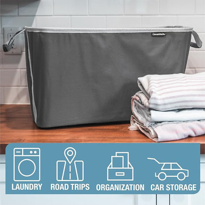CleverMade Collapsible Laundry Basket Hamper - Image 3
