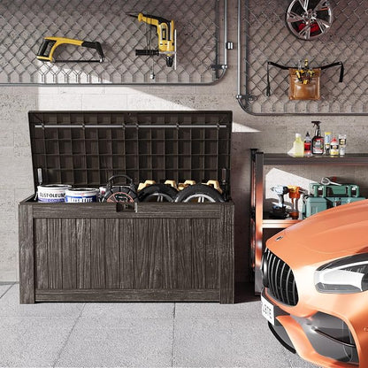 Greesum Outdoor Storage Box 120 Gallon Storage Bin - Image 6