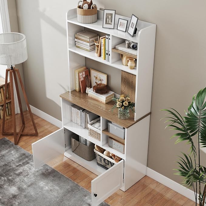 Book Shelf, 5-Tier Bookshelf, 71 inch Tall Bookcase - Image 7