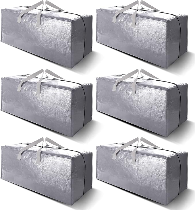 Heavy Duty Extra Large Moving Bags W/Backpack Straps by VELVETSURE