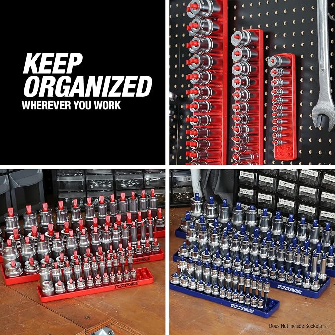 OEMTOOLS 22237 6 Piece SAE and Metric Socket Tray Set, SAE and Metric Socket - Image 8