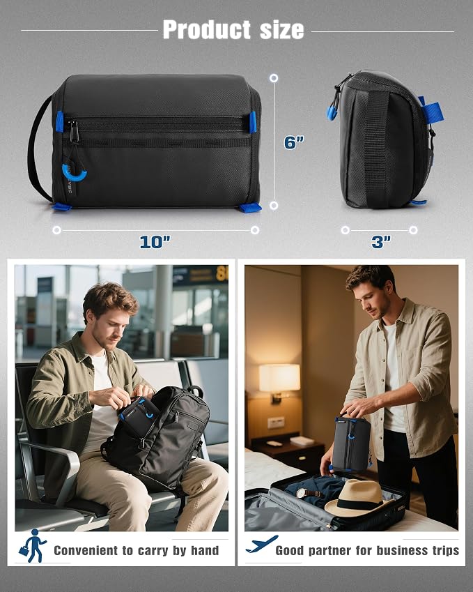 Smasrob Electronics Organizer Travel Case, Tech Bag Charger Pouch, Elastic Bands - Image 5