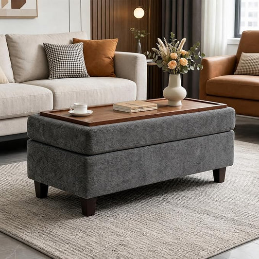 GENTEACO 45" Storage Ottoman Bench by GENTEACO