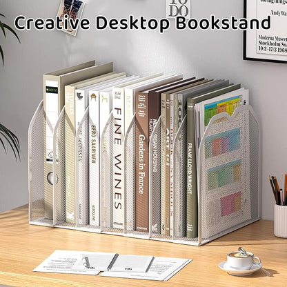 White 7-Section File Folder Organizer - Image 7