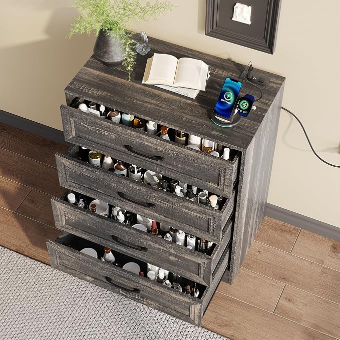 Fameill Dresser for Bedroom, 4 Drawer Small Dresser Organizer - Image 6