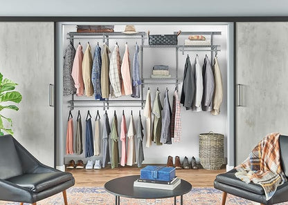 ClosetMaid ShelfTrack Wire Closet Organizer System, Adjustable from 5 to 8 Ft. - Image 3