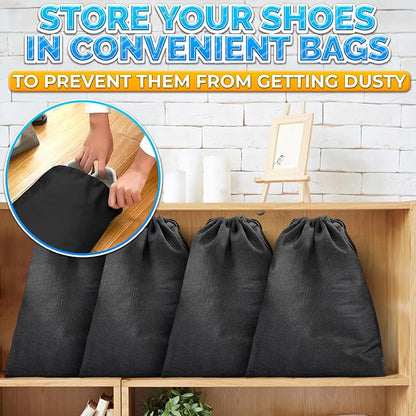 Shoe Bags for Travel, 10 Pack, 11.8"x15.75", Drawstring, Solid | Travel Shoe - Image 8