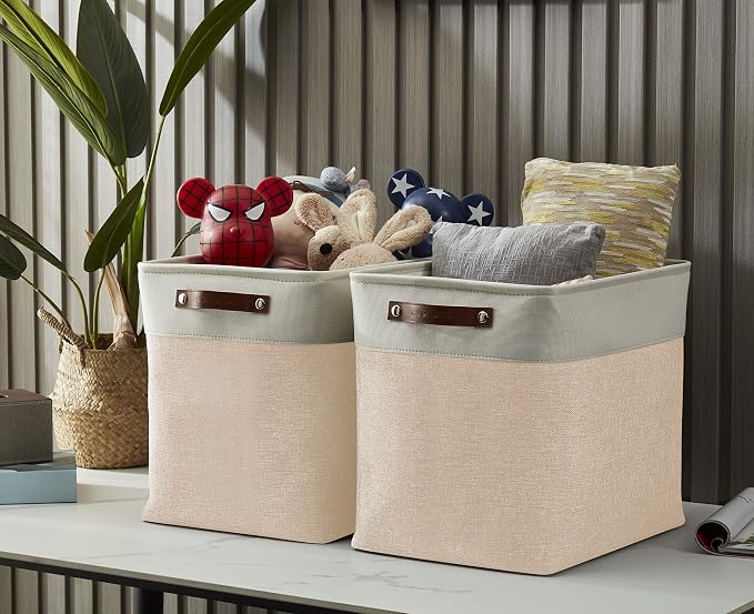 DECOMOMO Extra Large Storage Baskets, 54.5L Fabric Storage Bins - Image 2