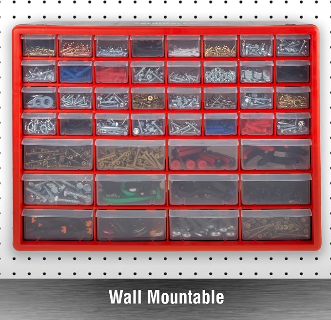 Storage Drawers-44 Compartment Organizer Desktop or Wall Mountable Container - Image 5