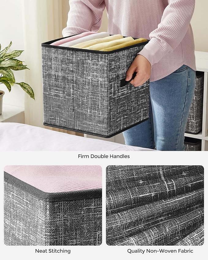 SONGMICS Storage Cubes, 11-Inch Non-Woven Fabric Bins - Image 5