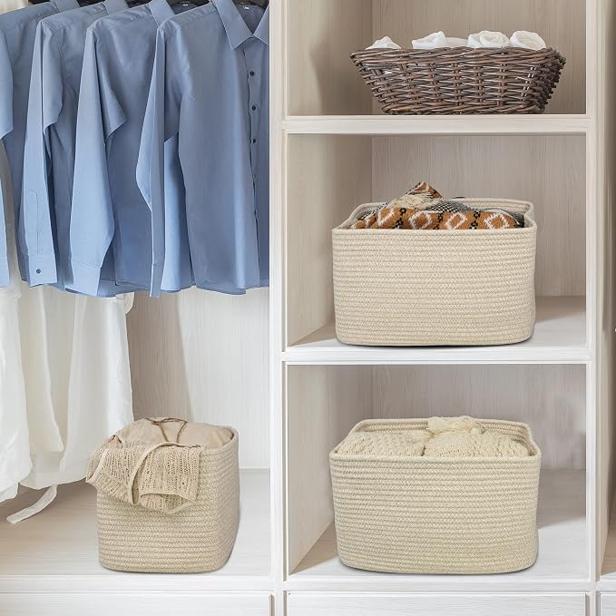 Rope storage Basket Bins Woven Basket - Image 4