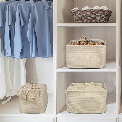 Rope storage Basket Bins Woven Basket - Image 4