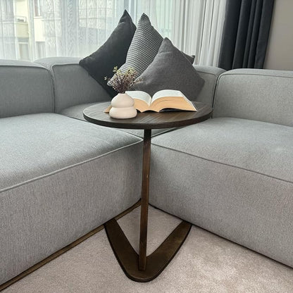 C-Shaped Handmade End Table, Side Table - Image 4