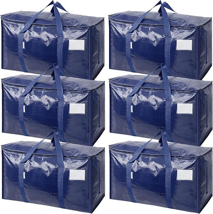 TICONN 6 Pack Extra Large Moving Bags Heavy Duty by TICONN
