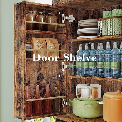 IRONCK Kitchen Pantry Cabinet 72" Height, Freestanding Cupboard - Image 6