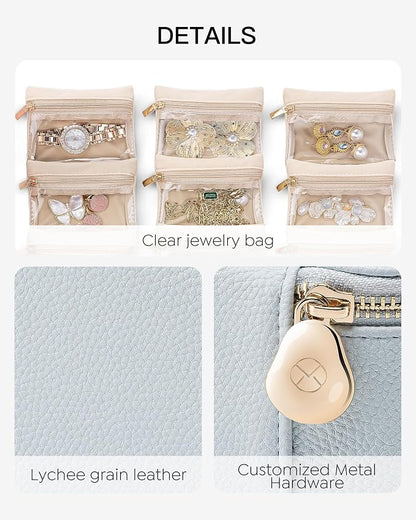 Vlando Travel Jewelry Case, Travel Jewelry Organize - Image 3