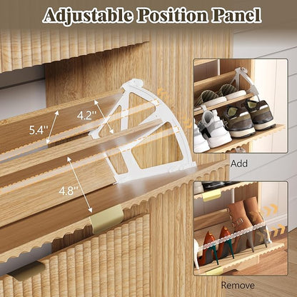 Shoe Cabinet Storage for Entryway - Image 5