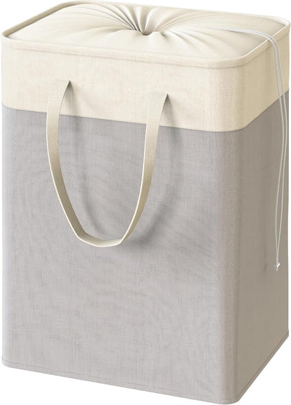 Simple Houseware 75L Collapsible Laundry Hamper, Rectangle Cotton Basket by SimpleHouseware