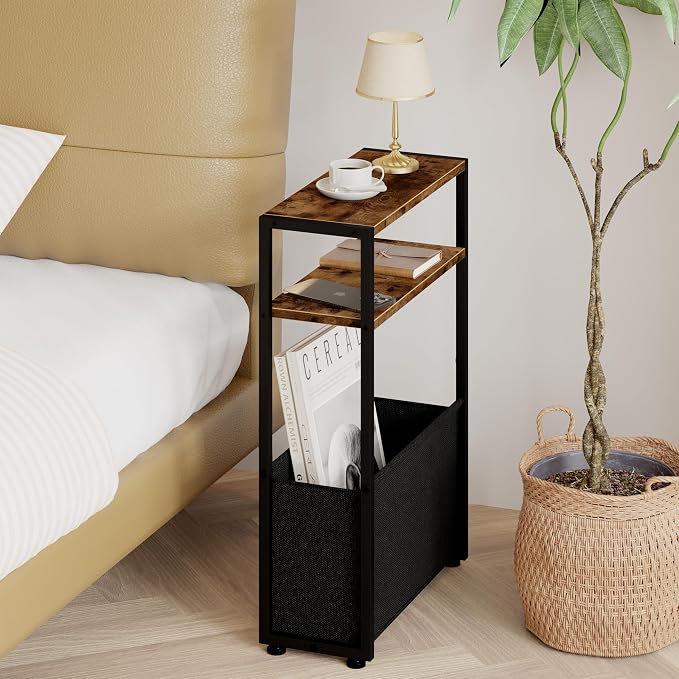 Narrow Side Table, Slim End Tables - Image 8
