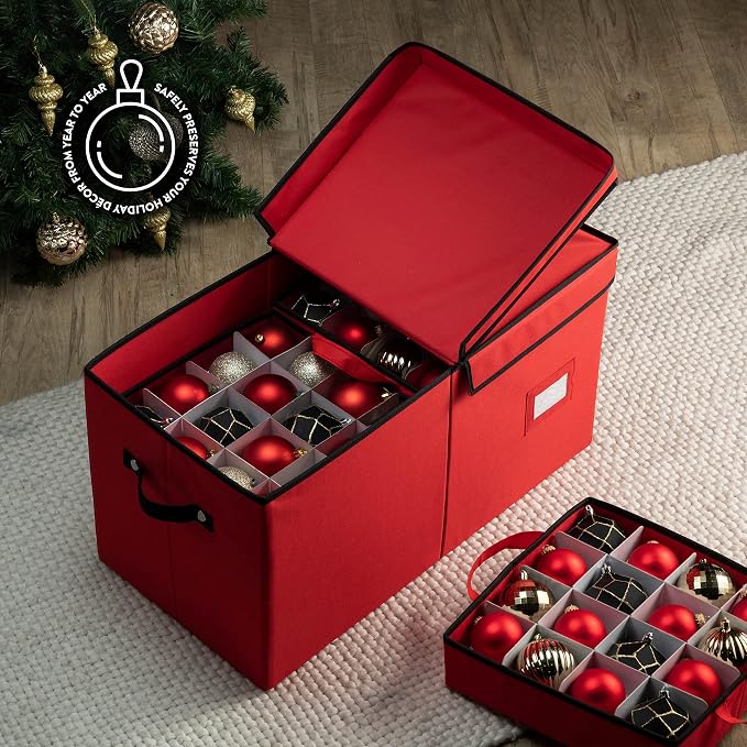 ZOBER Christmas Ornament Storage Box - Image 2