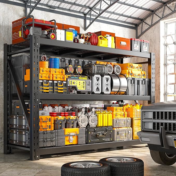 Bepatio 8250LBS Garage Shelving Heavy Duty Storage Shelves Industrial Metal - Image 3