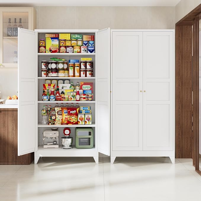 Letaya 75" H Metal Storage Cabinet - Image 5