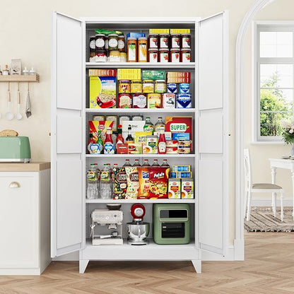 Letaya 75" H Metal Storage Cabinet - Image 7