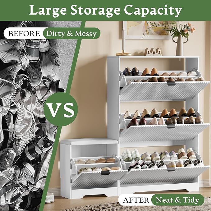 Xixini Shoe Storage Cabinet for Entryway - Image 6