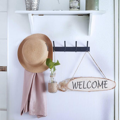 WEBI Coat Rack Wall Mounted, 5 Coat Hooks - Image 8