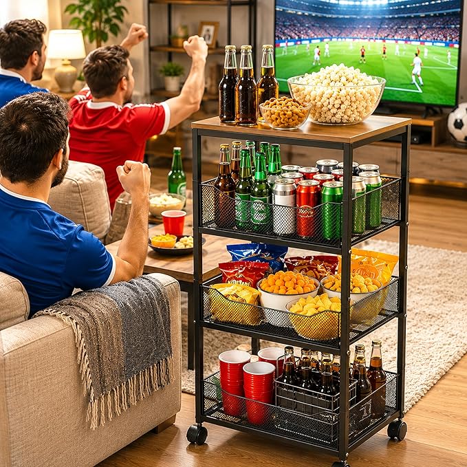 HapiRm Fruit Basket Kitchen Cart - Image 3