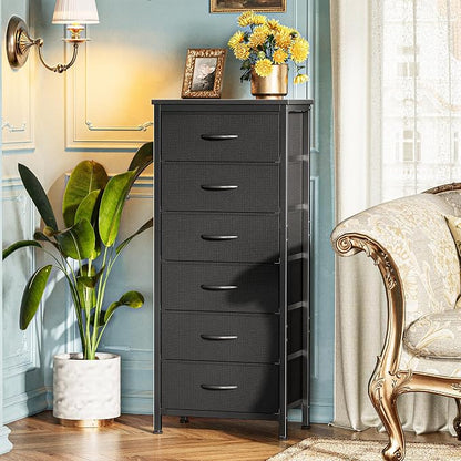 Huuger Tall Dresser for Bedroom, Stable 6 Drawer Dresser - Image 6
