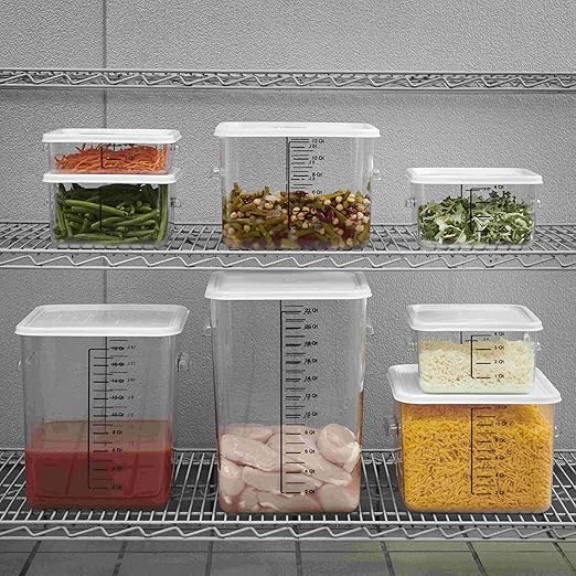 Rubbermaid Commercial Products, Space Saving Square Food Storage Container - Image 5