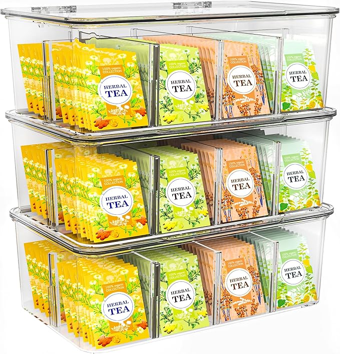 Utopia Home - Tea Bag Organizer by UTOPIAHOME
