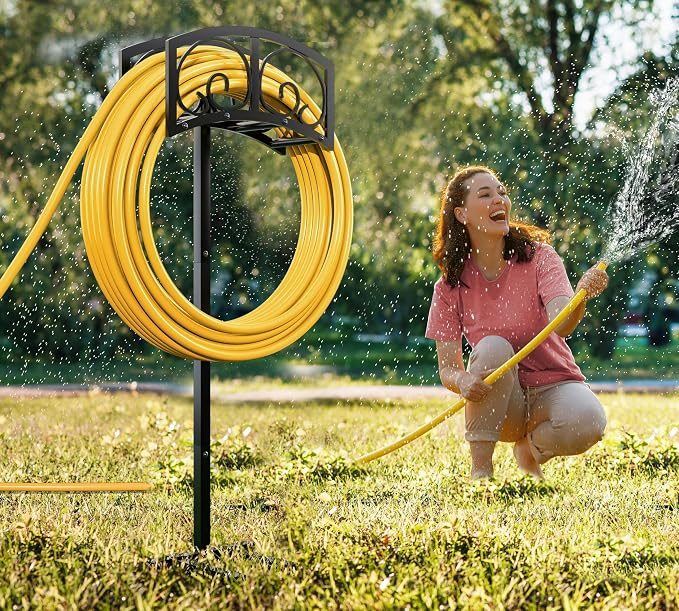 Fire Beauty Garden Hose Holder, Freestanding Water Hose Holder, In ground Hose by FireBeauty